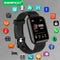 INNOVAT® D13 smart watch Bluetooth Smart Watch Men Waterproof Sport Fitness Tracker Smart Bracelet Blood Pressure Heart Rate Monitor Y68 Smartwatch