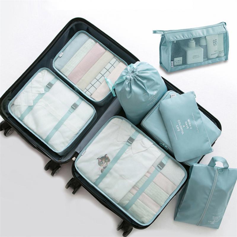 8-piece Set Luggage Divider Bag Travel Storage Organizer