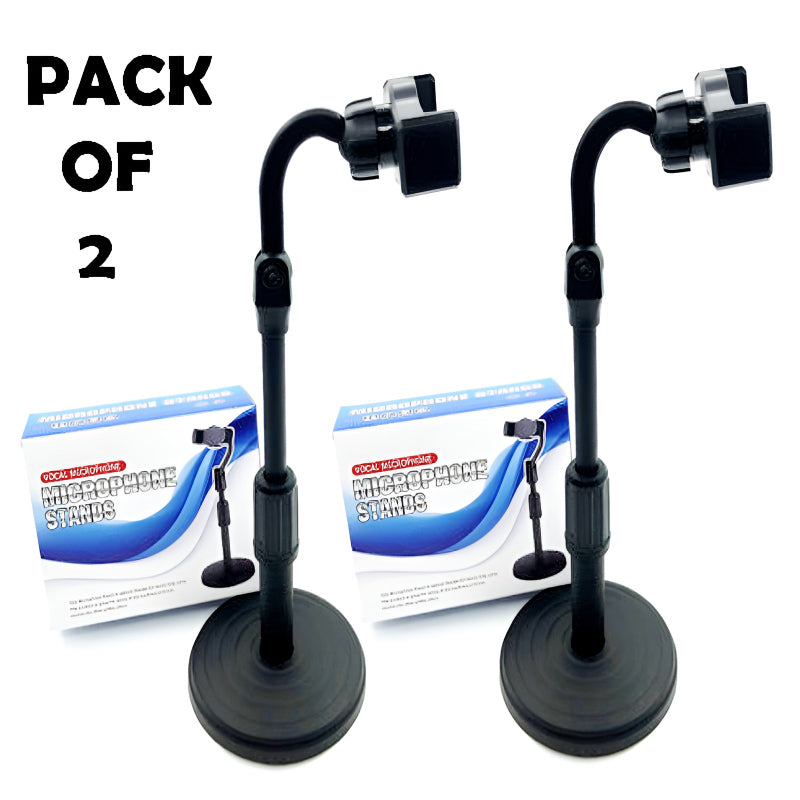 Professional-Grade Vocal Microphone Stands for Broadcasting and Recording